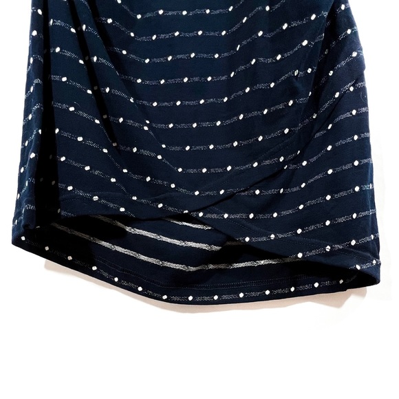 Anthropologie Caryn Black & White Polka Dot Mini Dress - Picture 9 of 12